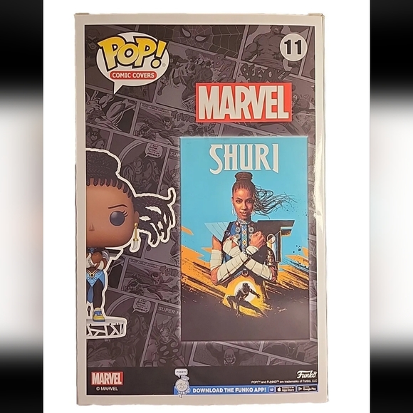 NIB - Funko POP! Marvel: Comic Cover - Shuri Vinyl Figure # 11 Special Edition - Picture 2 of 4